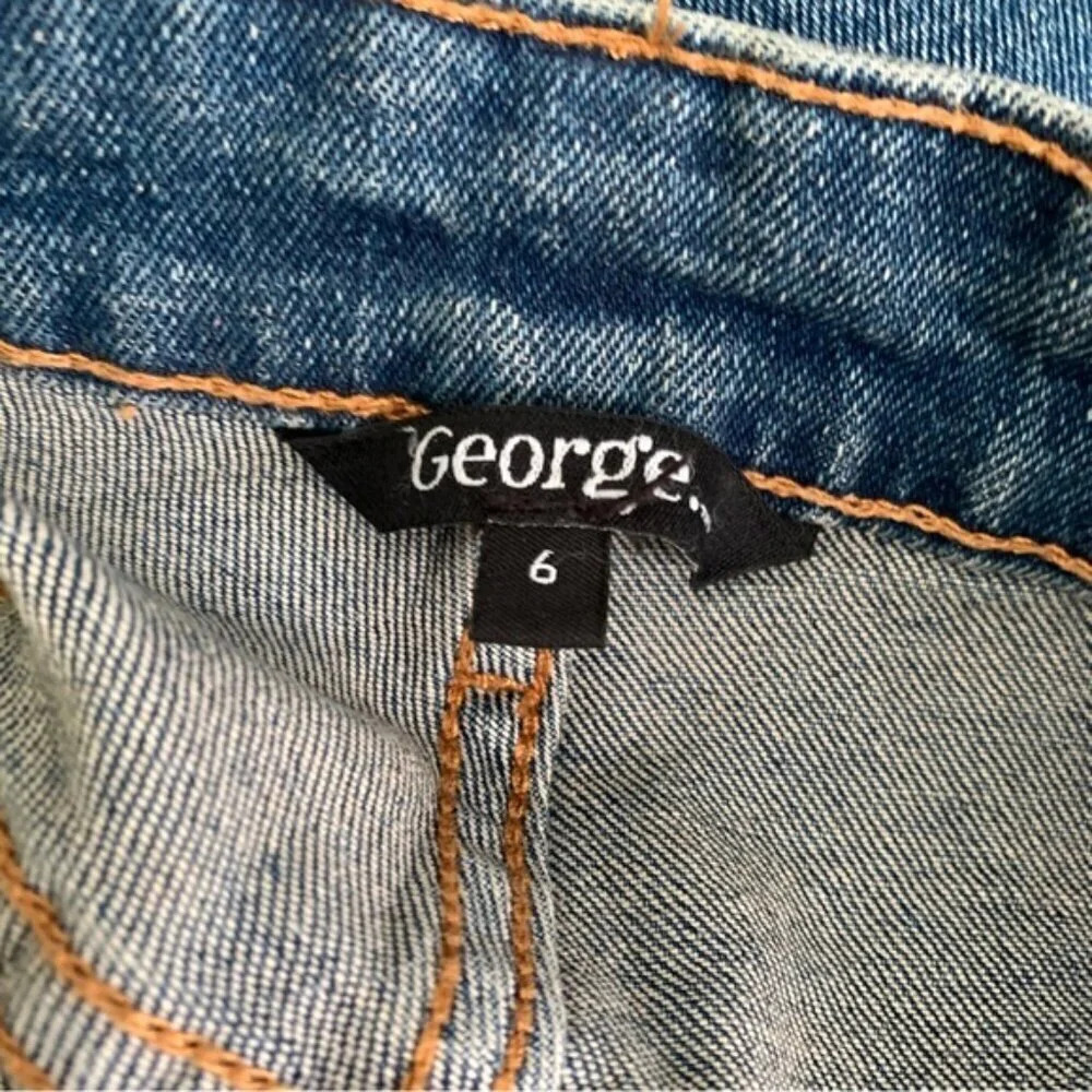 George Distressed Jean Shorts - Picture 4 of 5